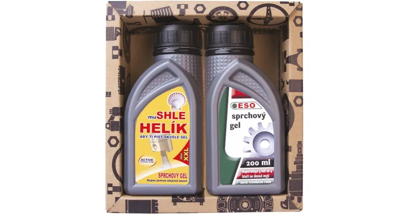 Bohemia Gifts & Cosmetics ESO Shower Gift Set for Men Shower Gel 2x250 ml