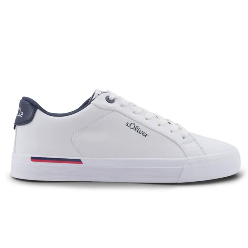 S.OLIVER ΑΝΔΡΙΚΟ SNEAKER CASUAL 2177855.0100 WHITE