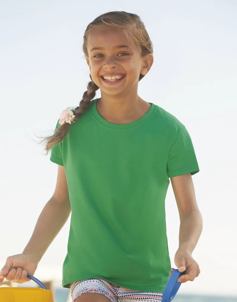 Κοριτσίστικο Value Weight T-Shirt Fruit of the Loom 61-005-0 Kelly Green