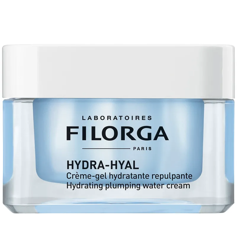 Filorga Hydra-Hyal Hydrating Plumping Water Gel Cream Ενυδατική Κρέμα Gel Προσώπου με Υαλουρονικό Οξύ για Μεικτές, Λιπαρές Επιδερμίδες 50ml