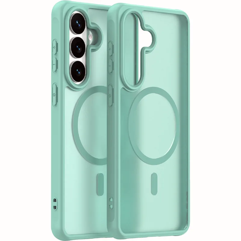 Θήκη Samsung Galaxy S26 Plus Techsuit HaloFrost II MagSafe Σκληρή Ημιδιάφανη με MagSafe - Mint Green (5949419341777)