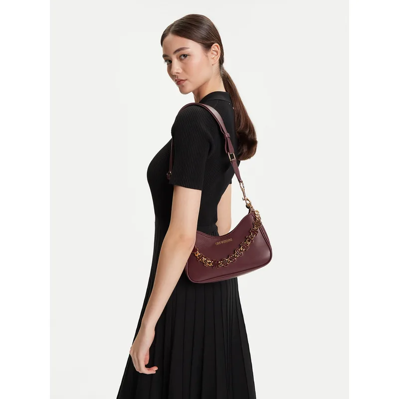 Τσάντα LOVE MOSCHINO JC4070PP1NL1355A Μπορντό