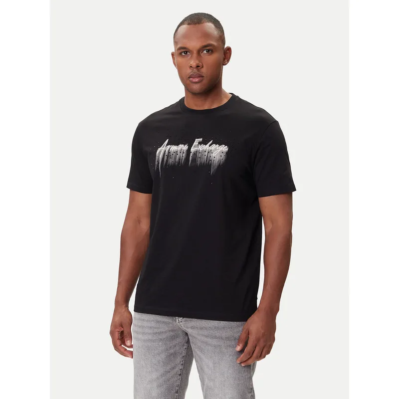 Armani Exchange T-Shirt XM001462 AF10364 UC001 Μαύρο Regular Fit