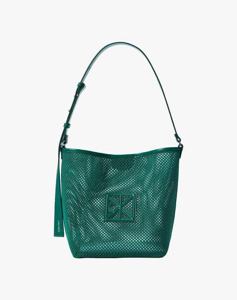 CALVIN KLEIN JEANS EMBLEM MESH BUCKET LV04F3423G-L4G Green