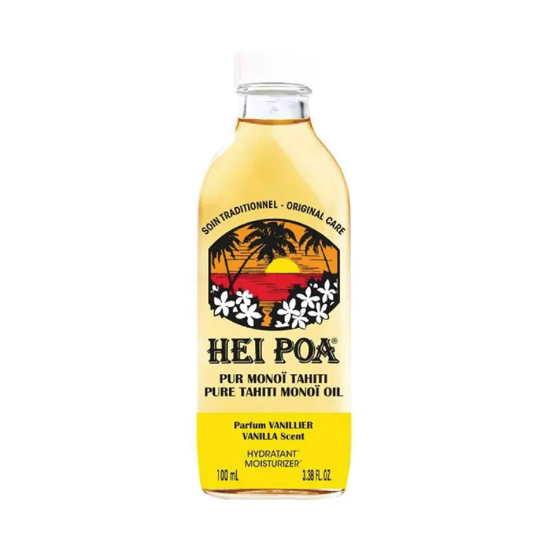 Hei Poa Pure Tahiti Monoi Oil - Vanilla Scent (100ml)