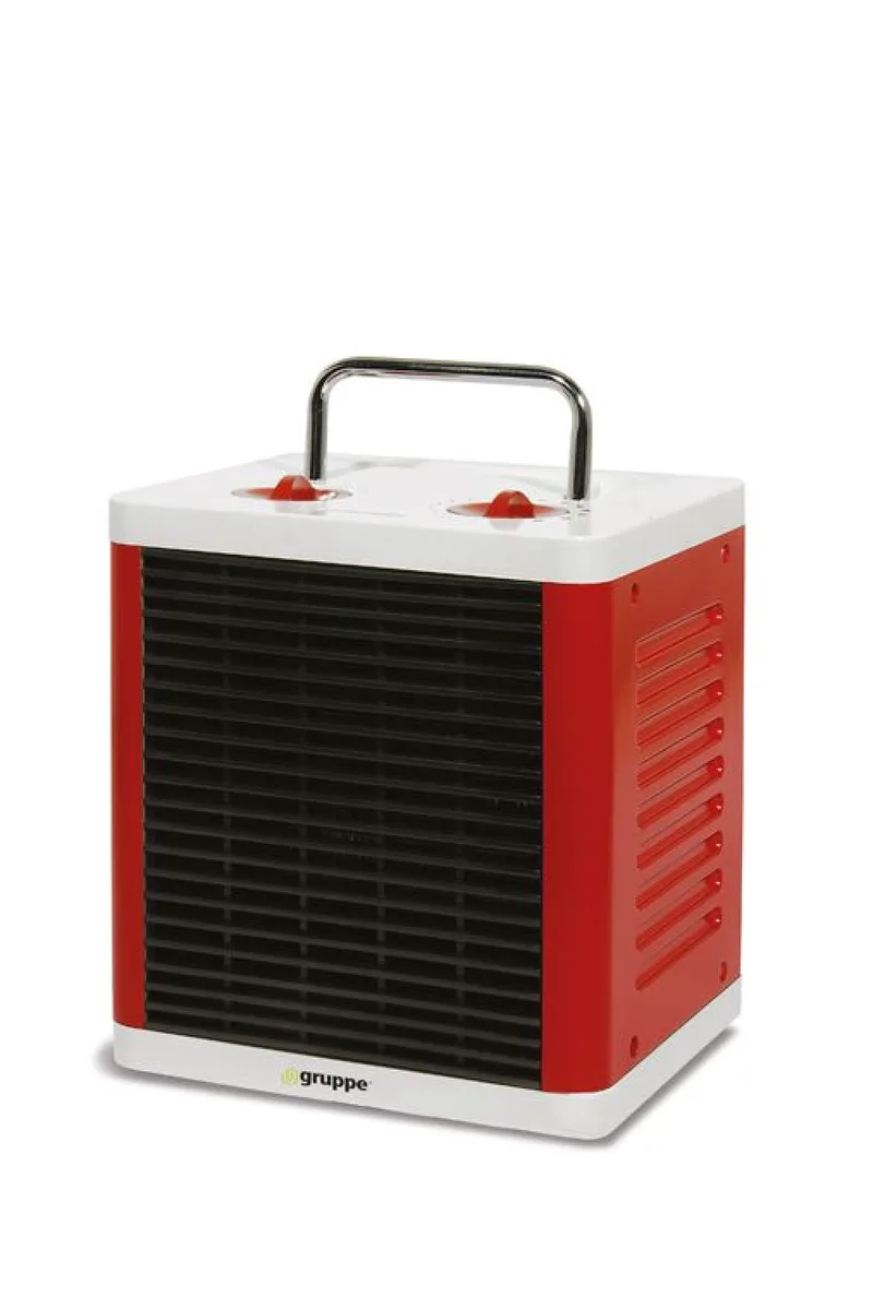 Αερόθερμο 1500w 24x23x22cm Κόκκινο GRUPPE