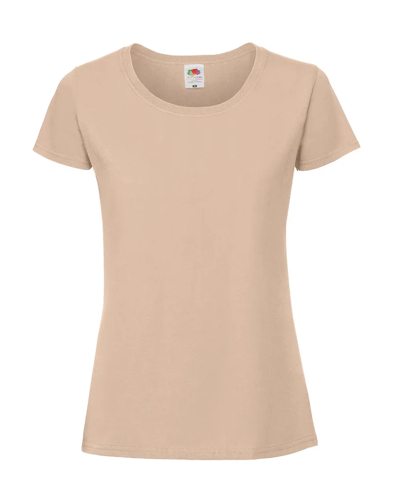 Γυναικείο T-Shirt Iconic 195 Ringspun Premium Fruit of the Loom 61-424-0 Desert Sand