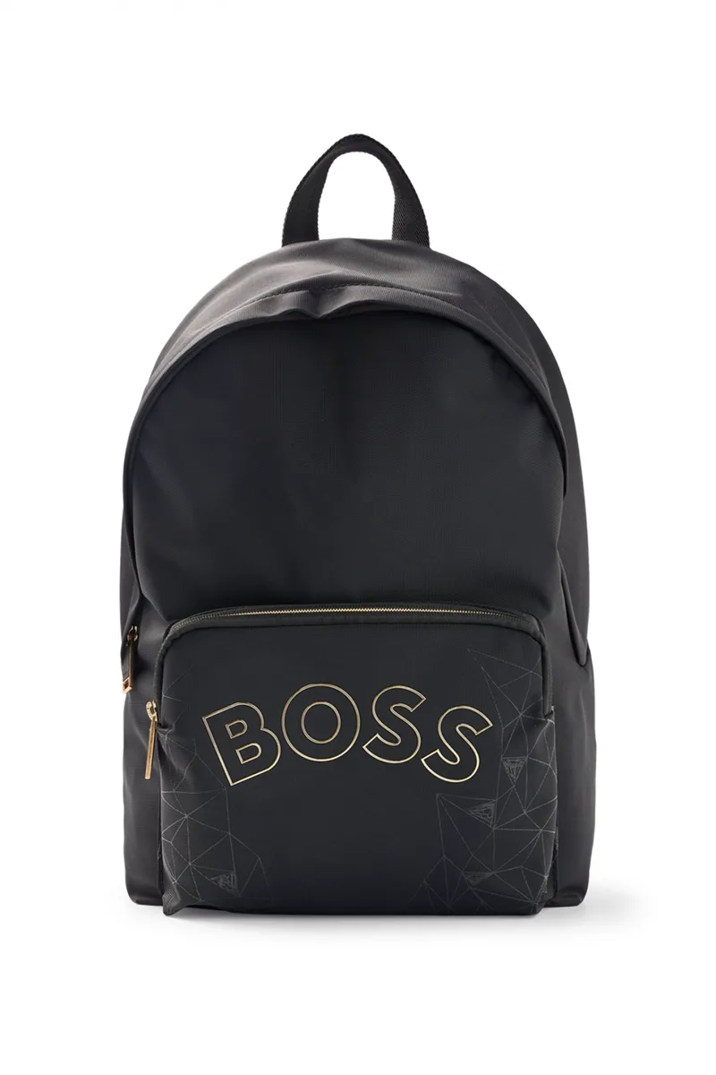 BOSS ΤΣΑΝΤΑ BACKPACK CATCH GL_BACKPACK ΜΑΥΡΟ