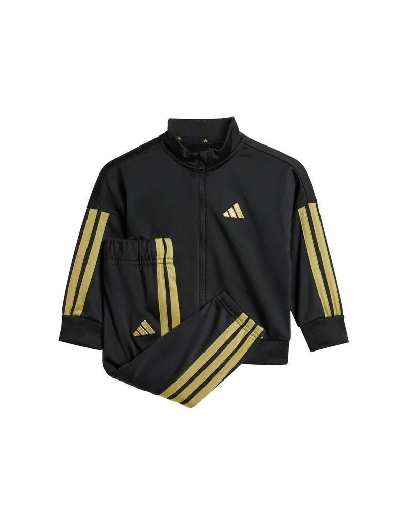 adidas Essentials Climacool Kids Tracksuit Black and Χρυσό JC8857