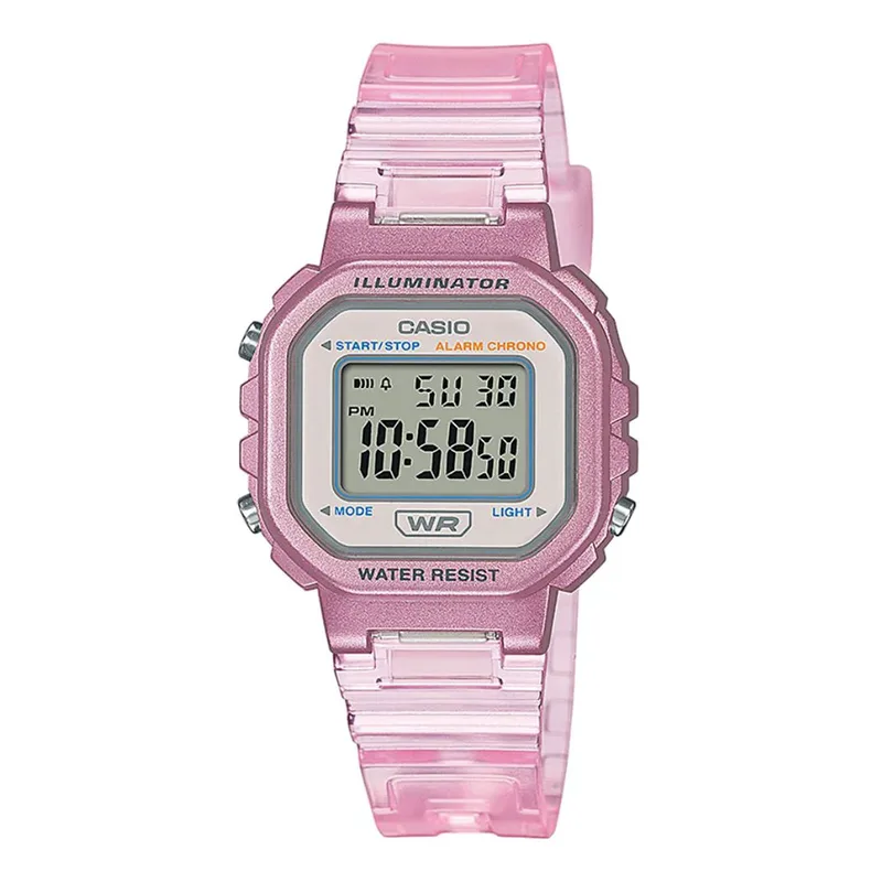 CASIO Collection Light Ροζ Rubber Strap LA-20WΗS-4ΑΕF
