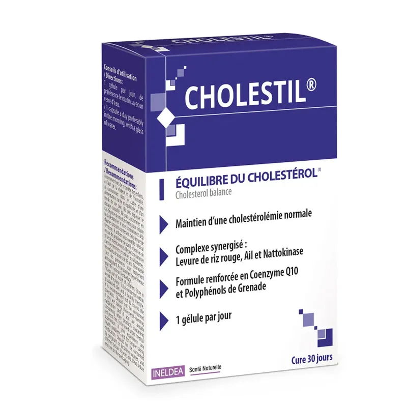 Ineldea Santé Naturelle Cholestil Cholesterol Balance 30 capsules