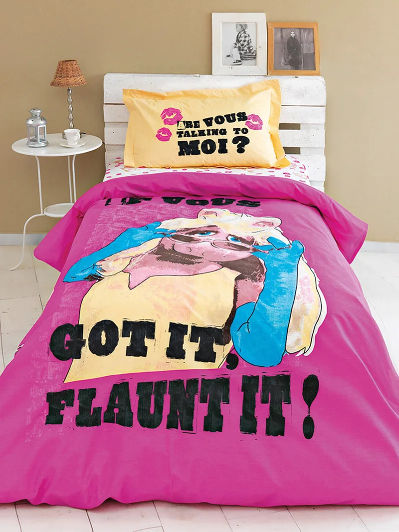 Σετ Παπλωματοθήκη Μονή Disney 170x250 MUPPETS - Palamaiki