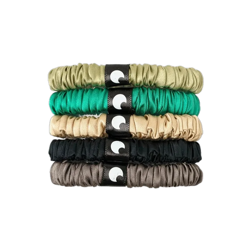 Μεταξωτό Scrunchie Small-Χρυσό