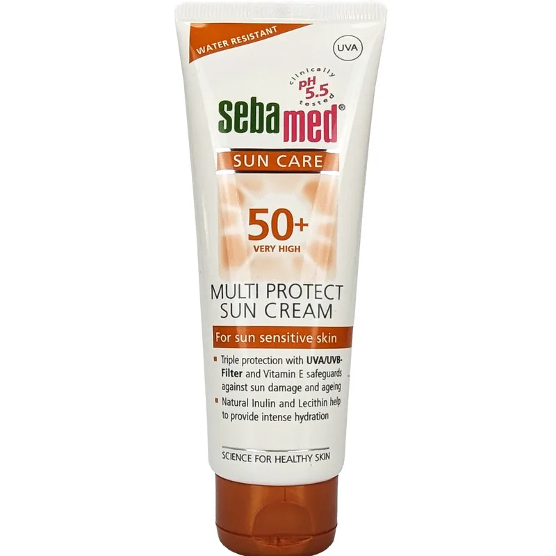 Sebamed Sun Care Multi Protect Sun Cream Spf50+ Αντηλιακή Κρέμα Προσώπου & Σώματος Πολύ Υψηλής Προστασίας 75ml