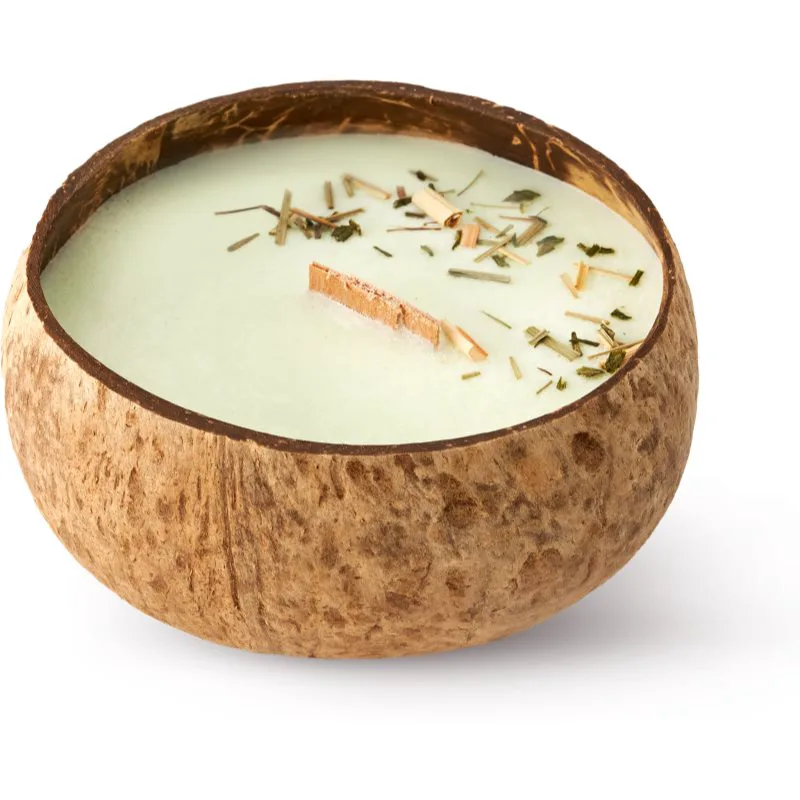 Tropicandle Lemongrass & Ginger αρωματικό κερί με ξύλινο φιτίλι 350 ml
