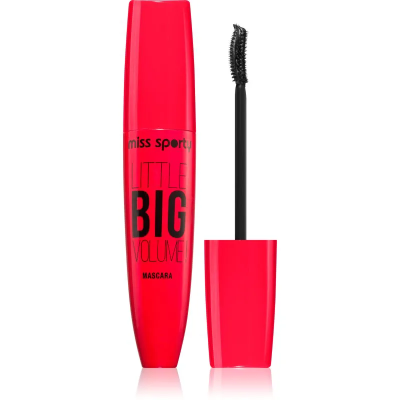 Miss Sporty Little Big Volume μάσκαρα για όγκο και γυριστές βλεφαρίδες απόχρωση 100 Black Definition 12 ml