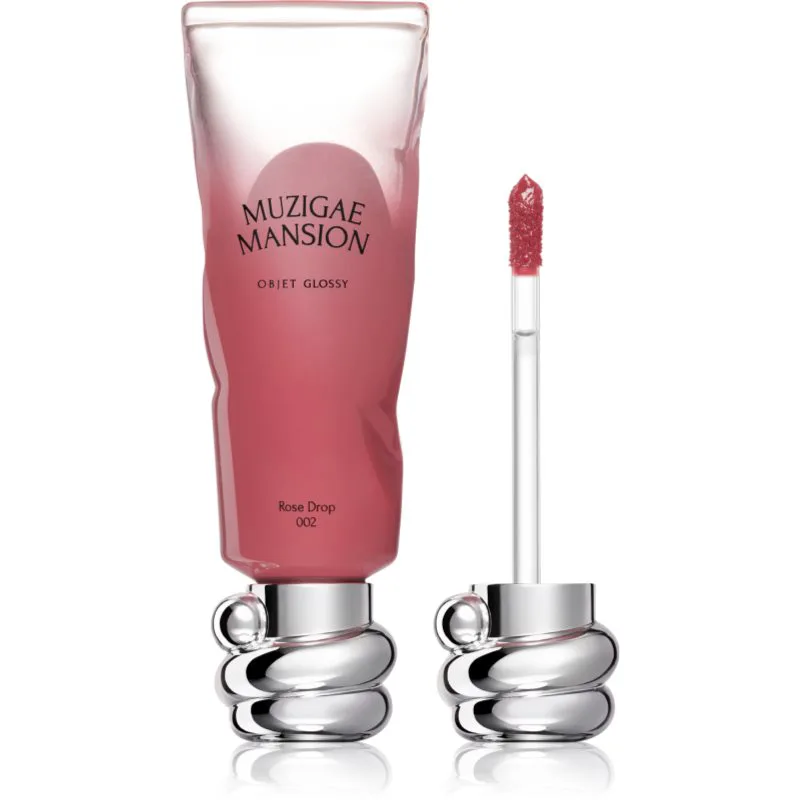 MUZIGAE MANSION Objet Glossy ενυδατικό λιπ γκλος απόχρωση 002 Rose Drop 6 γρ