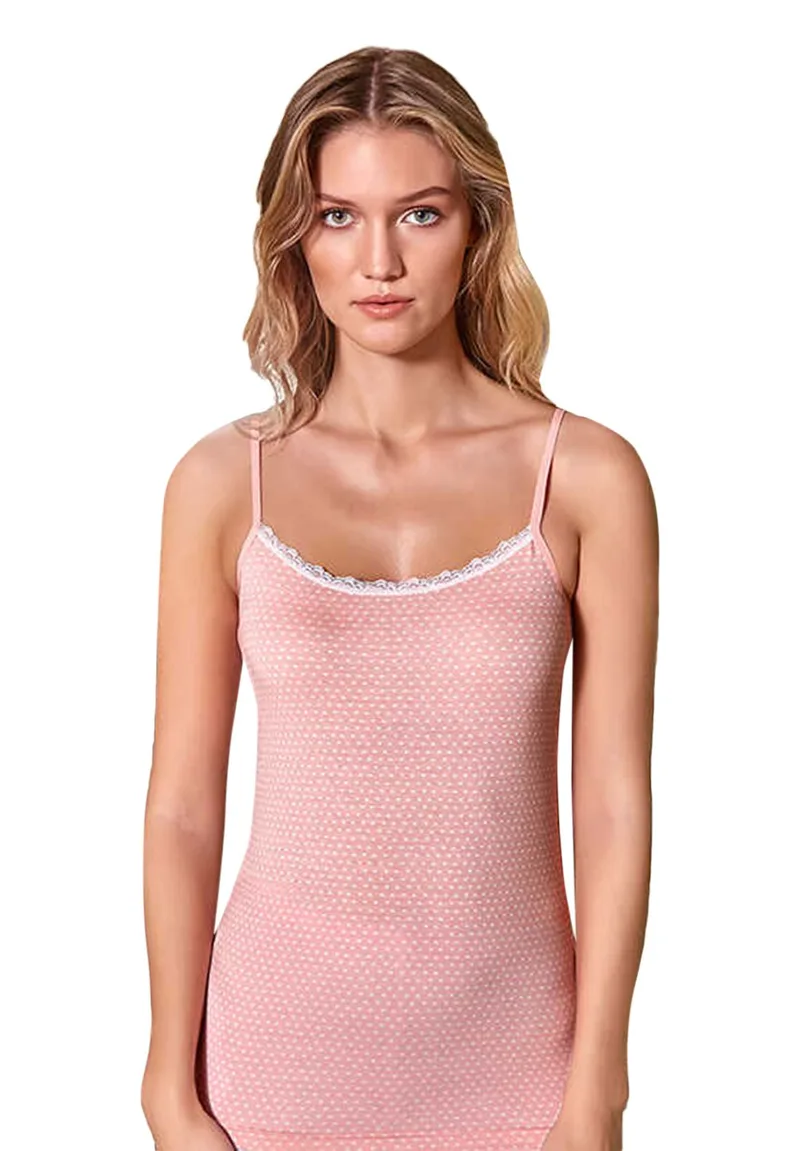 Φανελάκι γυναικείο Viscose Ροζ 1230