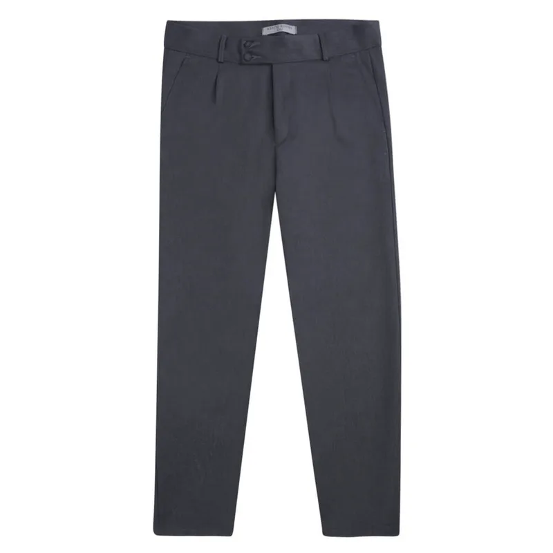 Υφασμάτινο Trendy Παντελόνι Γκρι (Comfort Fit)