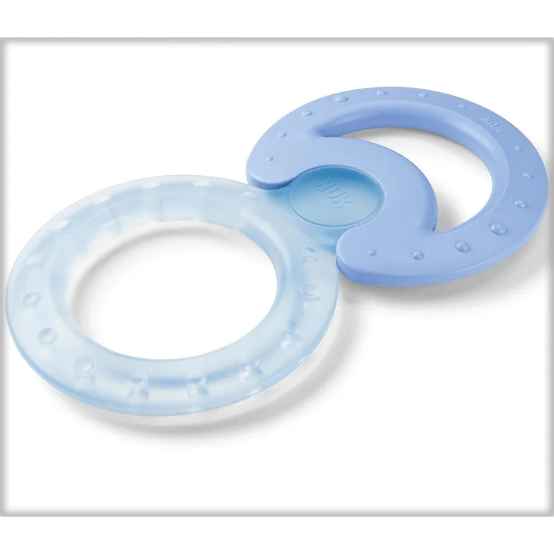 NUK Cool Teether Set Σετ Δροσιστικοί Δακτύλιοι Οδοντοφυΐας 3+m