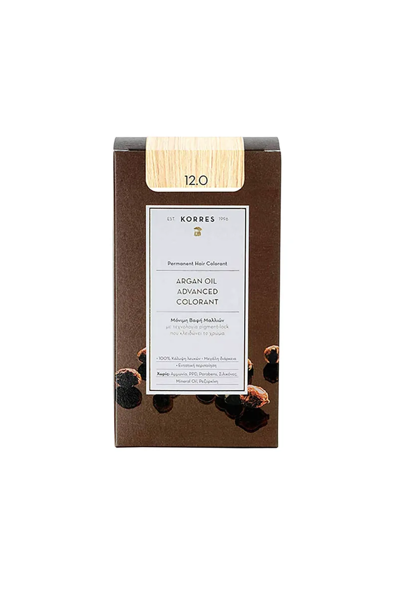 Korres Argan Oil Advanced Colorant 12.0 Ξανθό/Special Blonde - 21006627