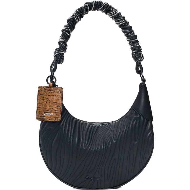Desigual μαύρη τσάντα HELIUM CALAGARY 26SAXPBC