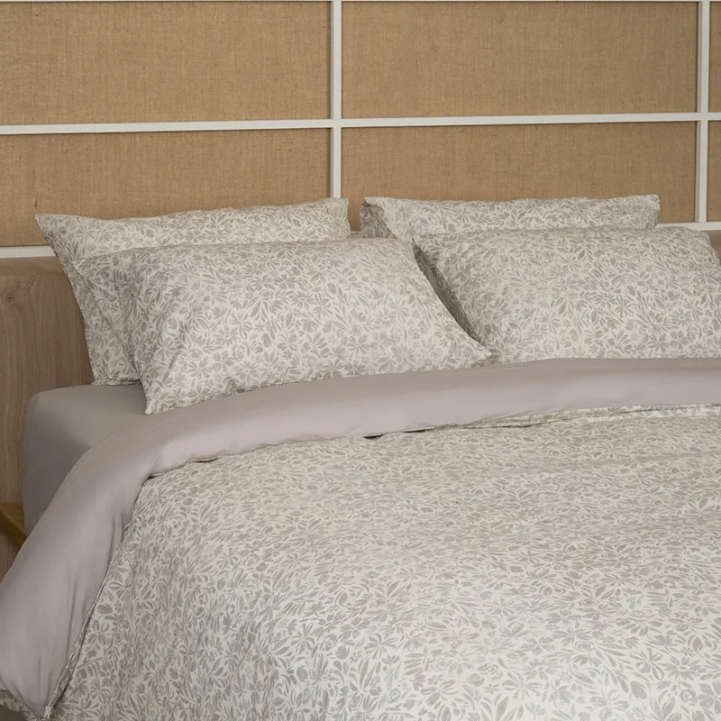 Σεντόνια Διπλά (Σετ) 150X205+30 Sunshine Cotton Feelings 2070 Μπεζ Με Λάστιχο (150x205+30)