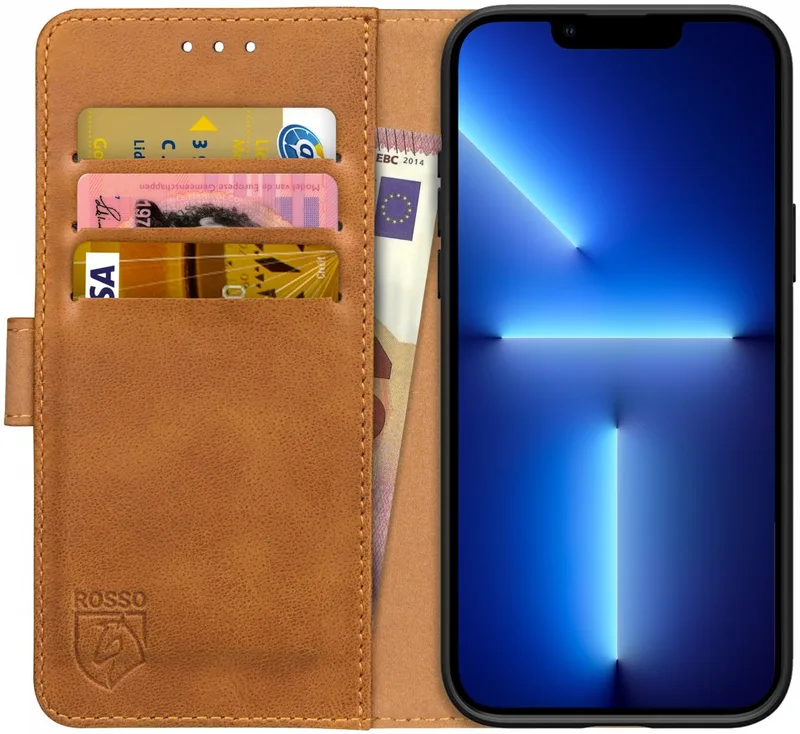 Κόκκινο Element PU Θήκη Πορτοφόλι Apple iPhone 13 Pro - Light Brown (8719246324789)
