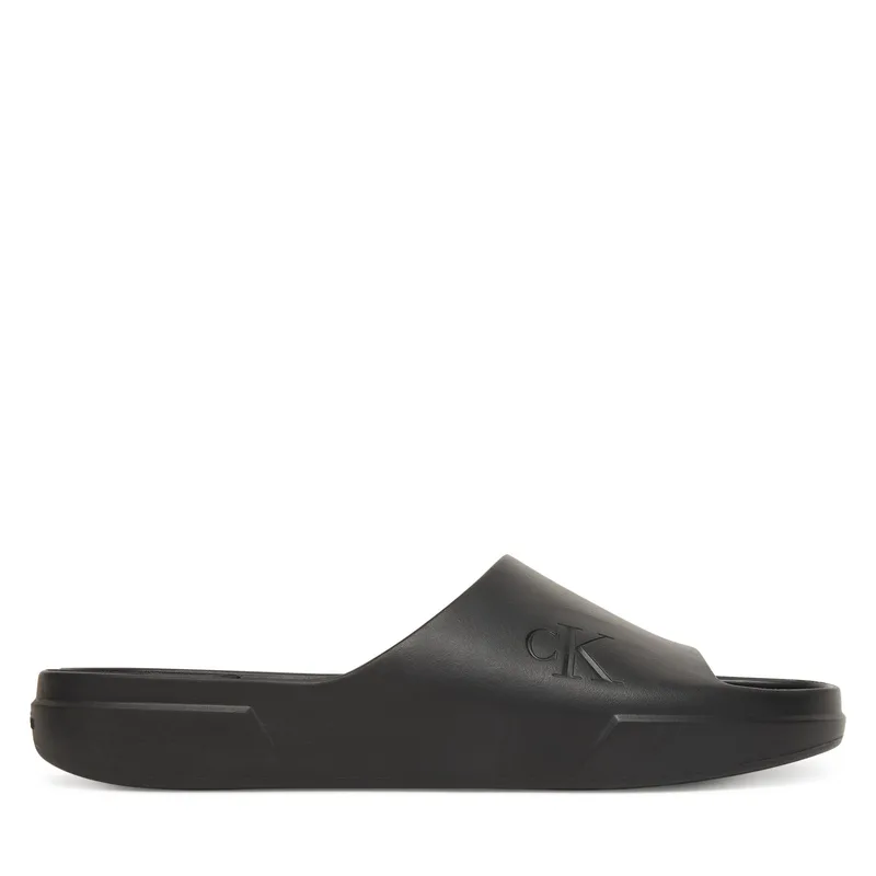 Παντόφλες Calvin Klein *J Chunky Slide Onepiece Ru YM0YM01394 Μαύρο