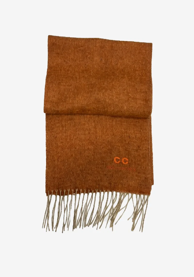 CC Corneliani Κασκόλ Basic - LMB003 089 Burnt Πορτοκαλί