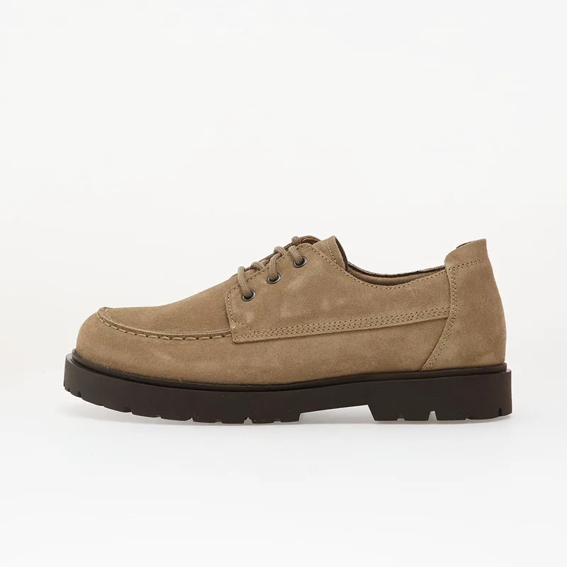 Sneakers Birkenstock Highwood Moc Lace Low Suede Leather Gray Taupe EUR 41