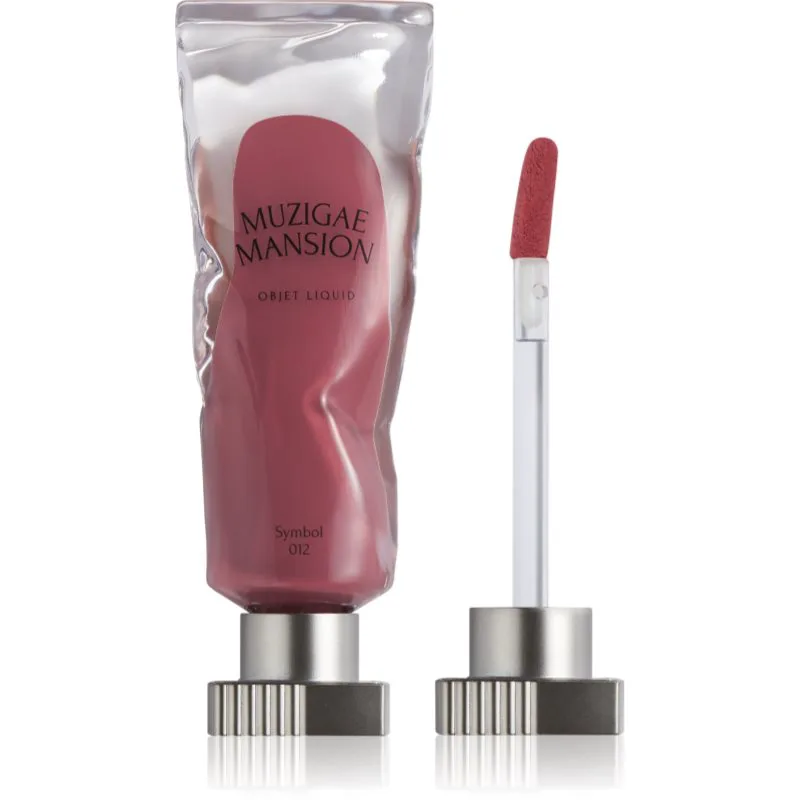 MUZIGAE MANSION Objet Liquid μακράς διαρκείας ρευστό κραγιόν με ματ αποτελέσματα απόχρωση 012 Symbol 6 ml