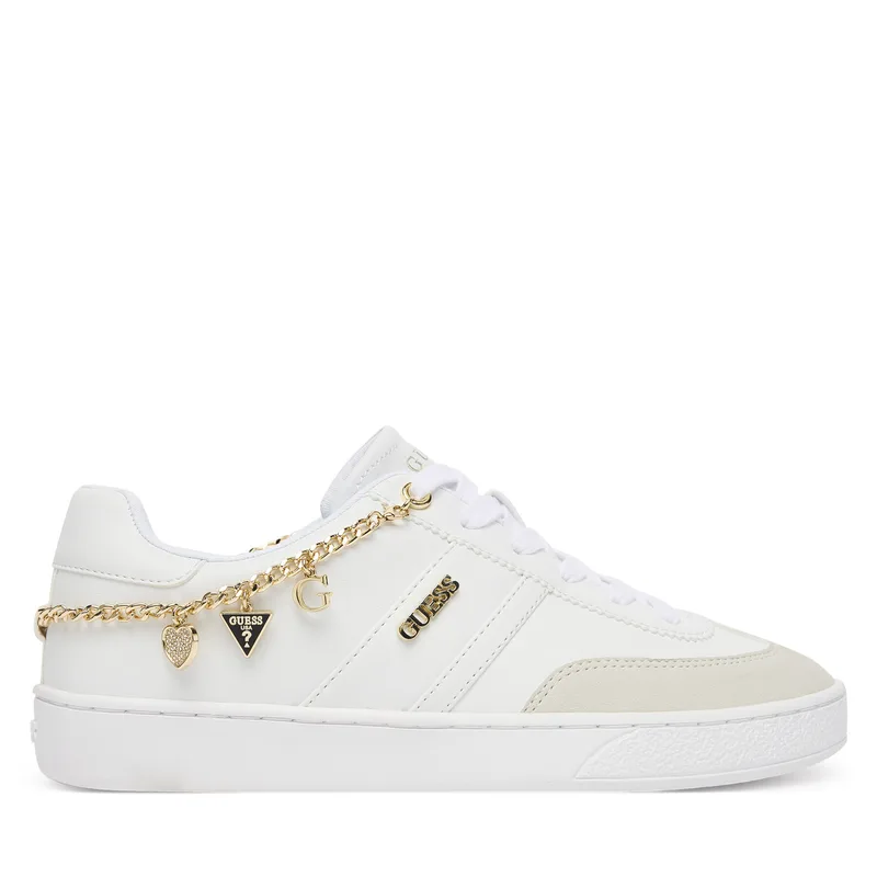 Αθλητικά Guess FLTNAO LEA12 Λευκό