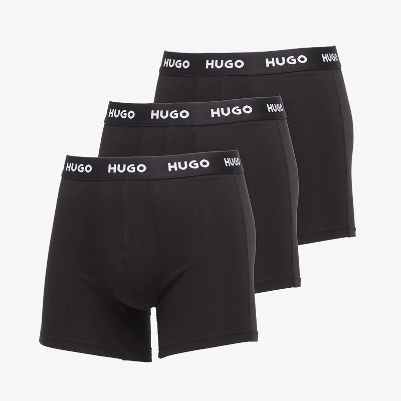 Μπόξερς Hugo Boss Boxerbr 3-Pack Black XXL