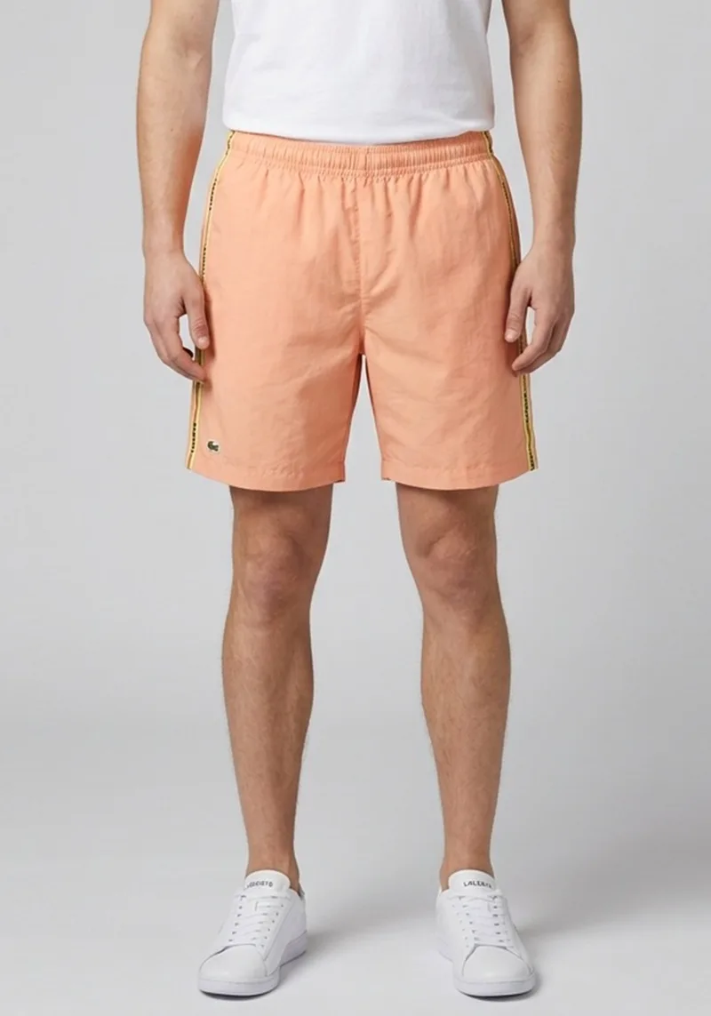Lacoste Μαγιο Band - MH4444 Τ18 Light Πορτοκαλί