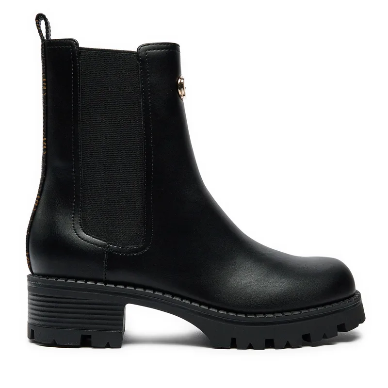Μποτάκια Guess Rinna FLTRNN FAL10 Μαύρο