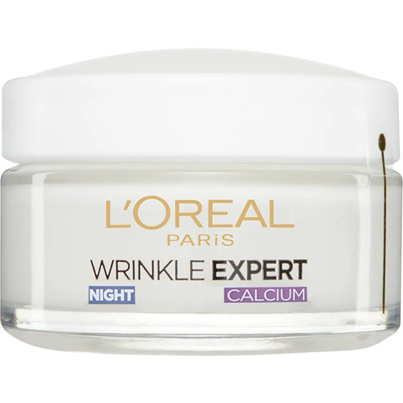 L'Oreal Paris Wrinkle Expert 55+ Calcium Night Cream Αντιρυτιδική & Συσφικτική Κρέμα Νυκτός Προσώπου 50ml