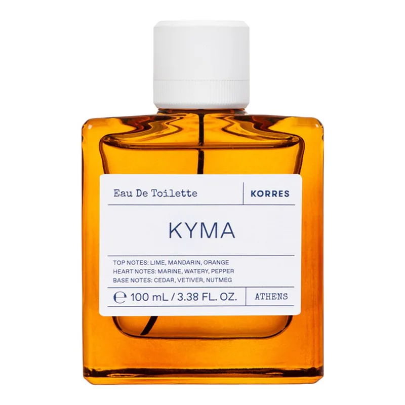 Korres Eau De Toilette Kyma Ανδρικό Άρωμα με Νότες Lime, Μανταρίνι & Πορτοκάλι 100ml