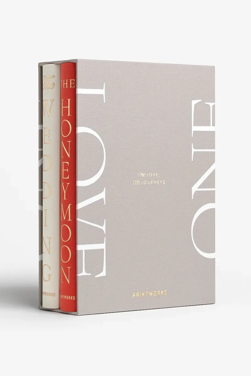 Βιβλίο με φωτογραφίες Printworks Photo Book Wedding 28,7 x 20,2 cm 2-pack