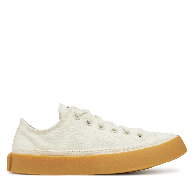 Πάνινα παπούτσια Converse Chuck Taylor All Star Retro Rubber A10696C Μπεζ