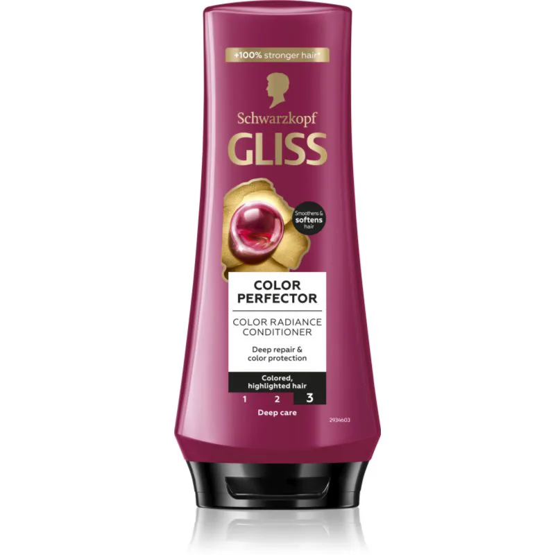 Schwarzkopf Gliss Color Perfector προστατευτικό μαλακτικό για βαμμένα μαλλιά 200 ml