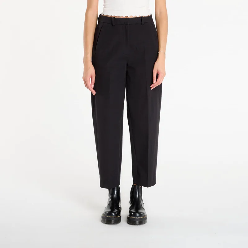 Παντελόνια Tommy Hilfiger Barrel Leg Gabardine Trousers Black W38