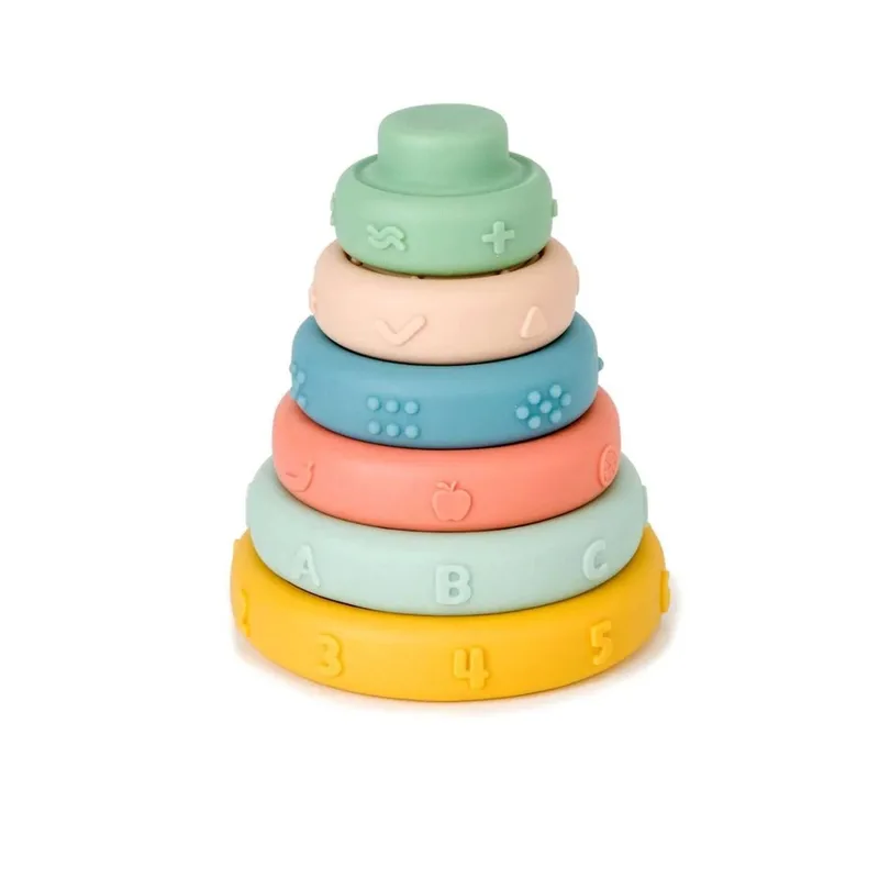 Παιχνίδι Στοίβαξης Stack & Learn Rings Baby To Love BTL304263 - Baby to Love - BTL304263