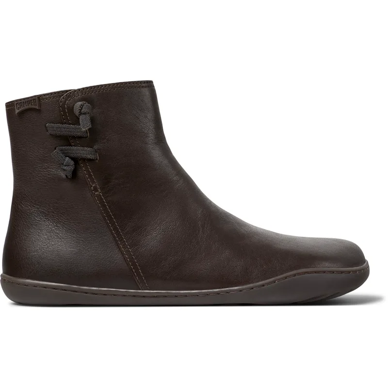 CAMPER Peu - Μποτάκια Για Γυναικεία - Καφέ, Μέγεθος 42, Smooth leather