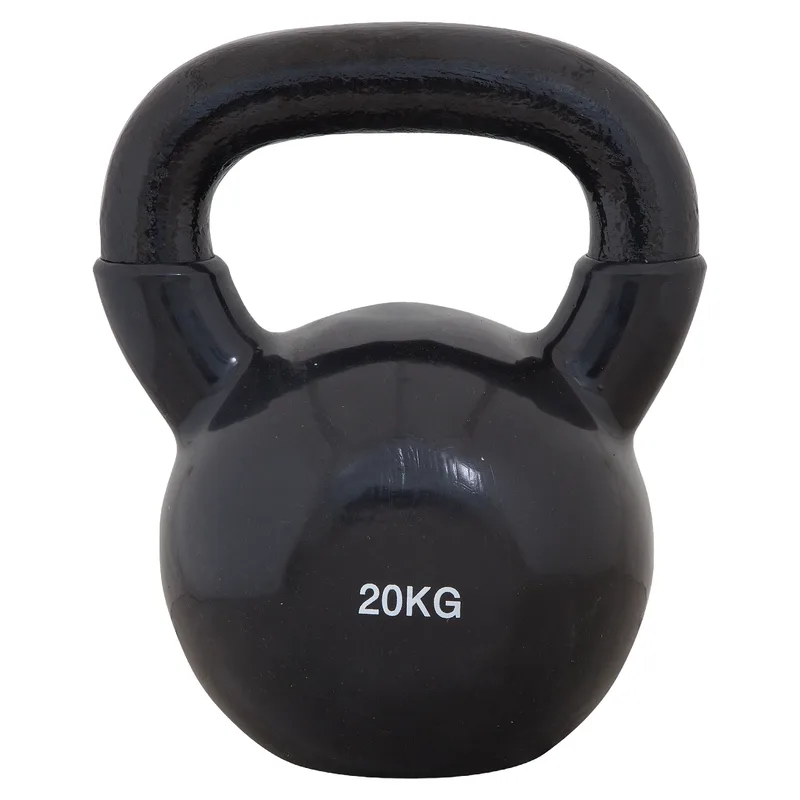 Kettlebell Vinyl Cover 20kg Μαύρο