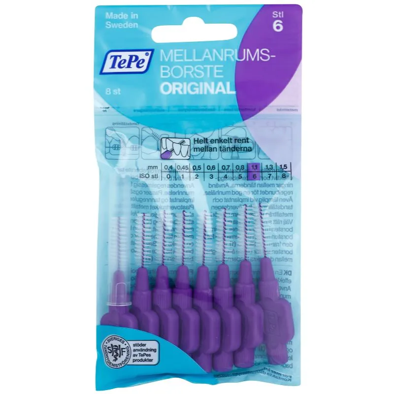 TePe Original μεσοδόντια βουρτσάκια 1,1 mm 8 τμχ