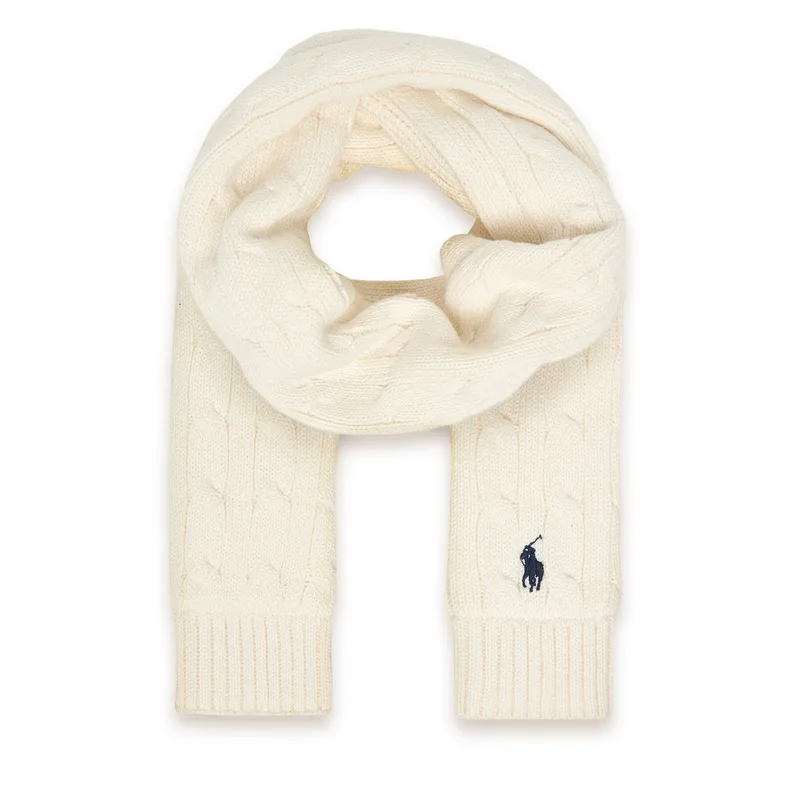 Κασκόλ Polo Ralph Lauren 323953206005 Εκρού