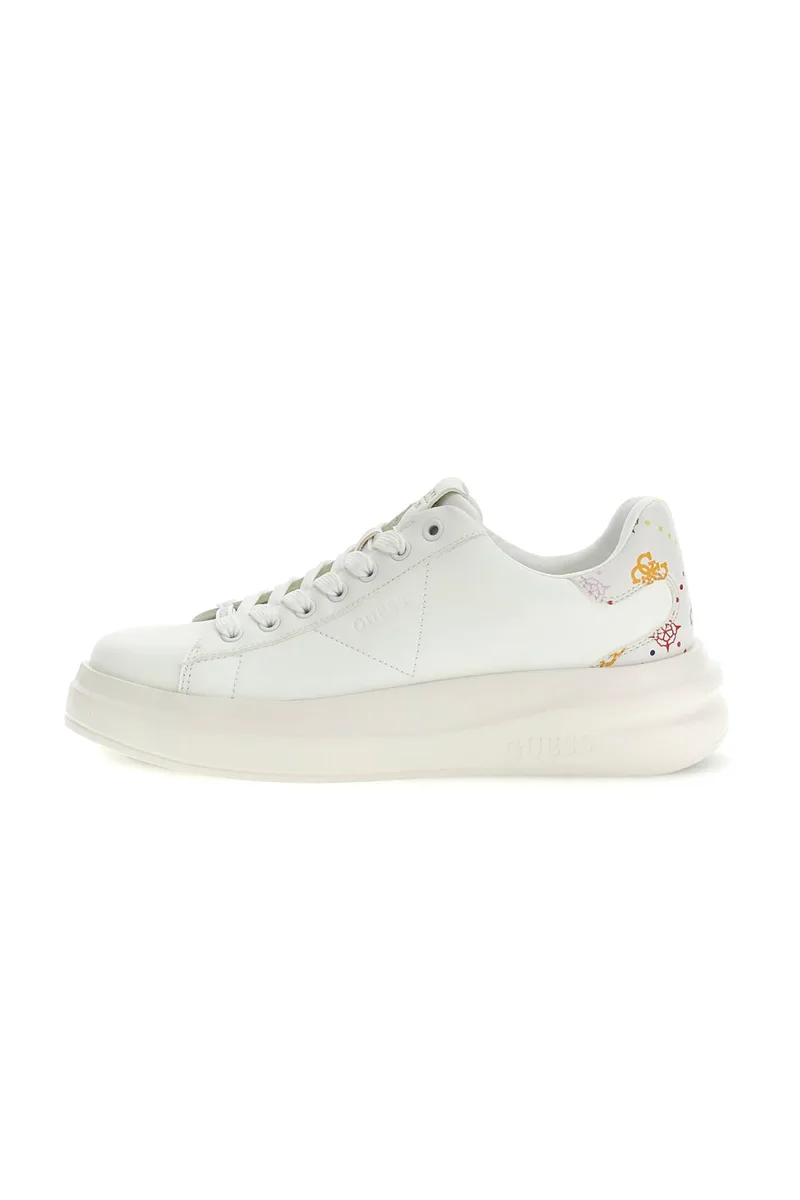 Guess γυναικεία sneakers "Elbina" - FLPE11LEA12 Λευκό