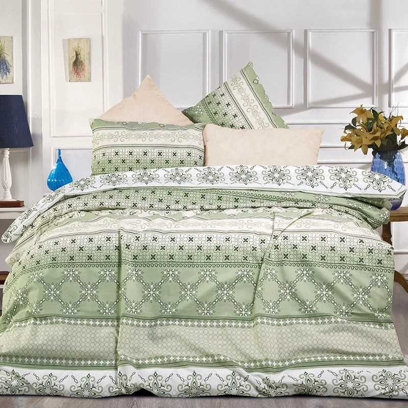 Σεντόνια Υπέρδιπλα Σετ Dimcol Kallipateira 334 Green 220x240