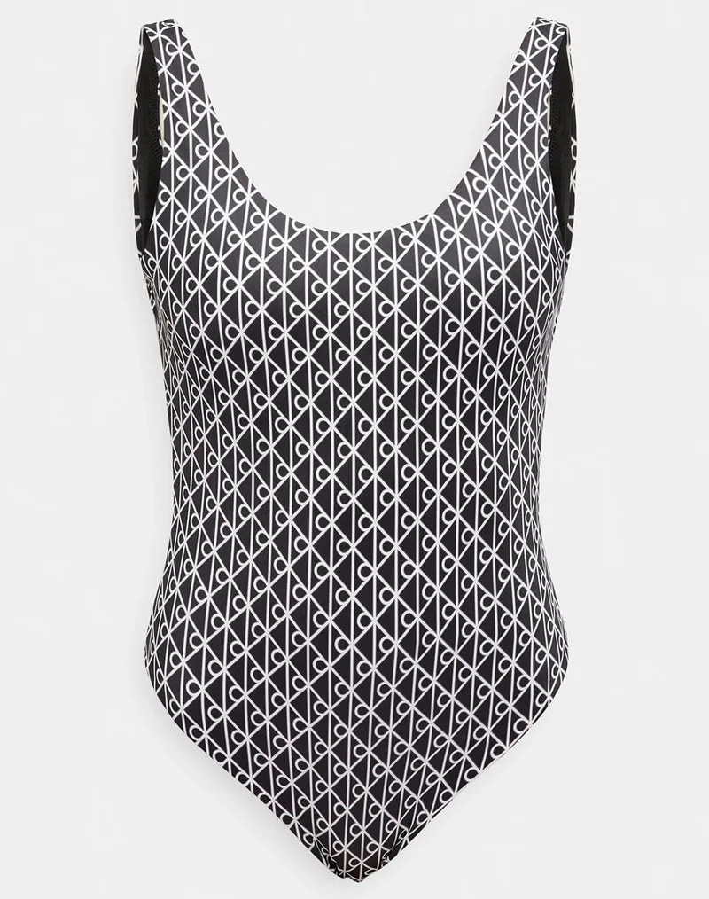 CALVIN KLEIN JEANS SCOOP BACK ONE PIECE LV00Q61205-32N Mixed
